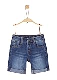 freebook kurze hose 128 Kontrastnähte s.Oliver Junior Jungen 74.899.72.0524 Shorts, Blau (Blue Denim Stretch 56z7), 128 (Herstellergröße: 128/REG)