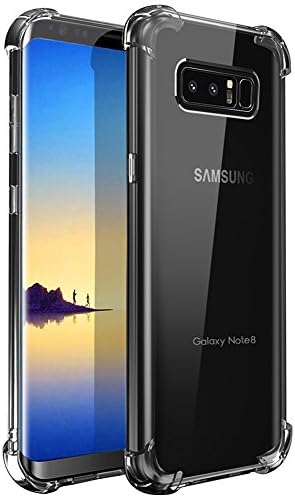 Samsung Galaxy Note 8 Case, SKYEE Galaxy Note8 Case Cover Slim Shockproof Bumper Soft Clear SiliconeTransparent TPU Gel Protective Case for Samsung Galaxy Note8 (2017) - Crystal Clear