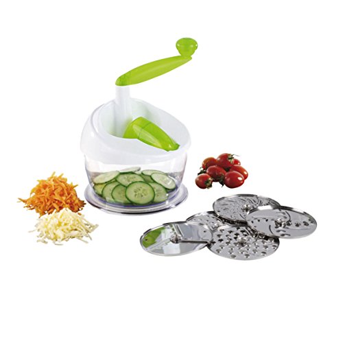 Kitchen Artist MEN257 Moulin à Julienne, Vert/Blanc