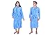 Unisex/Male/Female 100% Luxury Coral Fleece Shawl Collar Bathrobe Personalised with Monogram /Dressing Gown/Housecoat/Spa gown with Tie Front available in 3 colours River Blue, Sharkskin Grey & Warm Taupe. Avaiable in Alphabet letters and MR or MRS RS.1250.00
