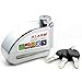 Produktbild Motorrad Alarm Disc Lock, Universal Moto Motorrad Alarmschloss Disc Lock Roller Fahrrad Scheibenbremse Lock Diebstahlsicherung mit 3 Tasten