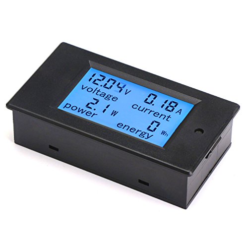 DROK® Digital-Multimeter DC 6.5-100V 100A Spannung Stromstärke Leistung-Energie-Messinstrument DC Volt Amp Testing Messgerät Monitor LCD blauer Hintergrundbeleuchtung Digitalanzeige mit 100A / 75mV Shunt extern - 5