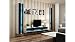 Produktbild BMF VIGO NEUE III WOHNWAND SCHRANKWAND IN HOCHGLANZ TV RACK TV SCHRANK-SCHWARZ UND WEISS, FARBKOMBINATIONEN weiß / schwarz