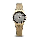 BERING Time 12927-334 Damenarmbanduhr Classic Kollektion mit Edelstahlband und kratzfestem Saphirglas.Designed in Denmark