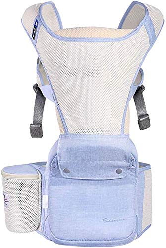 YZ Babytrage-Rucksäcke Ergonomischer weicher, atmungsaktiver Babytragekomfort für Neugeborene, Säuglinge und Kleinkinder,A