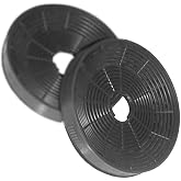 Bacasız Kullanım i&ccedil;in 2 adet 16cm Hibsan Aspirat&ouml;r Filtresi 3 Tırnak Davlumbaz Karbon Filtre 155mm