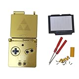 Meijunter Ersatz Gehuse Hlle Housing Shell Case Cover mit Bildschirm Glaslinse & Schraubenzieher Tool Ersatzteile fr Nintendo Gameboy Advance SP GBA SP Console (limitierte Auflage) - 