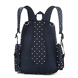 S-ZONE 16 Taschen Baby Windeltasche Wickelrucksäcke Organizer Wasserdicht Multifunktionale Oxford Stoff Reiserucksack mit Wickelauflage und Kinderwagen Riemen - 6