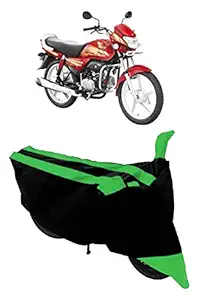 ABORDABLE Water Resistant Dustproof Bike Cover Compatible with Hero HF Deluxe All Weather Quality Fabric (Green)