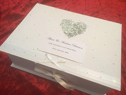 Extra Large Wedding Keepsake Memory Box Personalised Birthday Engagement Gift