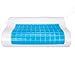 Produktbild lichunyan Gel Kissen auto-dérapant Kabeltrommel Kopf und Hals Material von Material langsam Gel Kühlung Komfortable Kopfkissen Gebühren white mesh + blue