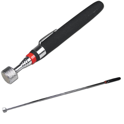 Pick up 3er Set Teleskop Werkzeugset LED Magnet Inspektionsspiegel Spiegel Heber - 3