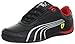 Produktbild Drift Cat 4 Leder Ferrari Fashion Sneaker (Kleinkind / Kleinkind / kleines Kind / groes Kind), schwarz / schwarz / Silber Metallic, 2 M US Little Kid