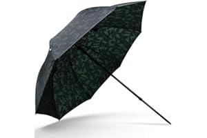 CARP-CORNER Carp Coarse Fishing Camo Umbrella With Tilt Action 45" Day Shelter Brolly NGT