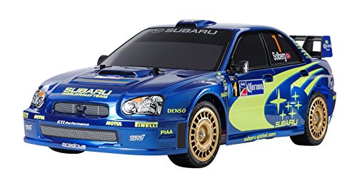 TAMIYA - 1:10 RC Subaru Impreza WRX 2004 (TT-01E), Bausatz, zum Zusammenbauen, bebilderte Aufbauanleitung, ferngesteuertes Auto/Fahrzeug, Modellbau, Hobby, orginalgetreu, detailliert