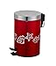 King International 100% Stainless Steel Red Designer Pedal Dustbin| Red Marine Designer Bin| Waste Bin| Garbage Bin| 7