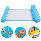 Flotteur Gonflable Piscine Flotteur Hamac De Natation Radeau de Flottant de inclinable léger de siège lit de hamac Tapis de Chaise Longue avec pompe à air, pour Plage, Partie, Vacances , 130 * 73 CM