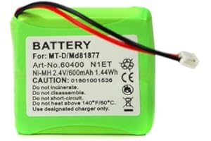 a.Handels Ersatz Akku Battery Telefonakku für MD81877 MD82711 MD82772 MD82877 MD83208 MD83877 Life E63038 S63006 S63008 S63022 Life S63088 S63049 MD83708 600mAh T-Com Sinus A702 A201 600mAh iDECT S2