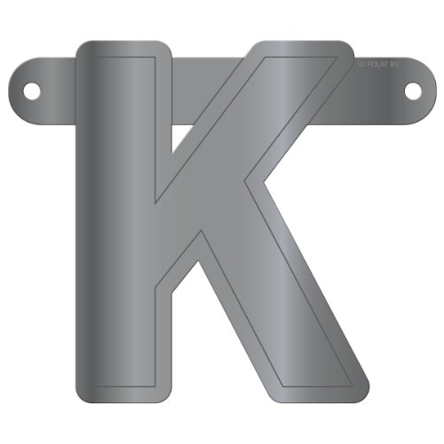 Erstelle deine eigene Girlande in Silber und Gold! // MEGA BANNER LETTER BOX für eine individuelle Buchstaben Girlande mit 90 silbernen/goldenen Buchstaben, Zahlen und Zeichen + 25 Verbinder und Schnur // Wimpelkette Geburtstag Jubiläum Party Silberhochzeit Gold Hochzeit 25 50 Feier Fete Happy Birthday - 8