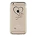 Samidy Iphone SE Case, Iphone 5 Case, Iphone 5S Case, Clear Soft Metal Border Back Cover with Screen Protector