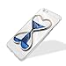 For iPhone SE Liquid Case,For iPhone 5S Glitter Love Heart Case,Herzzer Luxury Funny Creative 3D Sandglass Liquid Quicksand Glitter Sand Moving Crystal Soft Gel Protective Back Cover Case For iPhone SE/For iPhone 5/5S + 1 x Free Blue Cellphone Kickstand + 1 x Free Blue Stylus Pen - Dark Blue
