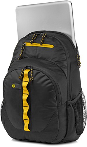 HP (F3W17AA) Sport Rucksack (für Notebooks, Laptops) 39,6 cm (15,6 Zoll) schwarz/gelb - 2