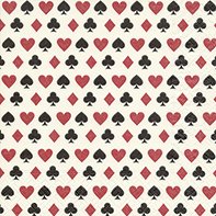 Preisvergleich Produktbild Servietten (2er Set / 40Stück) 3-lagig 33x33cm Karten (Romme)