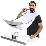 new Male Barba Delantal Hombre Baño Blanco Negro Barba Cuidado Trimmer Cabello Afeitado Delantal Men Waterproof Cleaning Protect