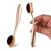 DE'LANCI Professional Oval Cosmetic Cream Powder Blush Makeup Brush+ Cosmestic Sponge Blender Flawless Puff+Silicone MakeUp Washing Brush Scrubber Board Cosmetic Clean Tool-3 in 1 Travel Makeup Tool Set