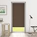 Produktbild DESWIN Rollos - Verdunkelungsrollo - 70 x 230 cm BRAUN - (KlemmFix Rollo mit Metallkette, Klemmhaltern, Rollo-Magneten, Haltern zum Schrauben)