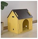 holzhütte mieten Der Boden ist etwa 5 cm vom Boden entfernt, um sicherzustellen, dass der Zwinger trocken und belüftet ist.