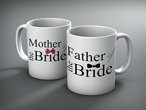 Mother of the Bride - Father of the Bride - Funny Mug - Coffee Mug - Gifts - Anniversary - Wedding - Bridal Parties, Wedding Parting - Couple Set Mugs - Funny by sold by Sunrise Shop Group LLC