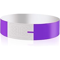 Bracelets événementiels Papier - Lot De 400, 4 Couleurs | Adhésif Inviolable
