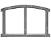 Produktbild Fenster grau Stallfenster Eisenfenster Scheunenfenster Eisen 40cm Antik-Stil (x)