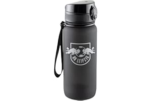 RASENBALLSPORT LEIPZIG RB Leipzig Trinkflasche - Shadow - schwarz 0,65 l Tritan Flasche RBL - Plus Lesezeichen Wir lieben Fußball
