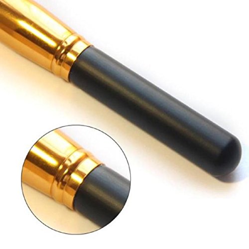 Vovotrade 1pcs professionelle Gesicht Cheeks Cosmetic flache Kontur Pinsel Gesicht Mischung Make-up Pinsel(Gold) - 6