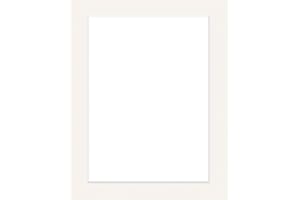 DEHA DESIGN DEHA Picture Mount Ivory 40x50cm to fit Image Size 30x40cm, Acid-Free and Protective