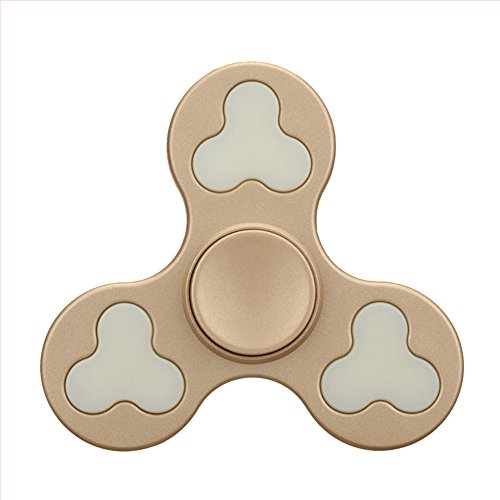 Hand Spinner Stress Relief Toy, Tri Fidget Finger Toy EDC Toys for Killing Time (Gold) Hand Spinner Stress Relief Toy, Tri Fidget Finger Toy EDC Toys for Killing Time (Gold)