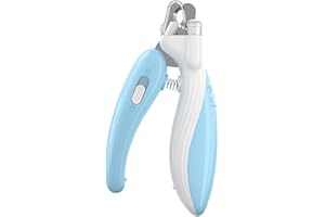 SPEEDY PANTHER Cat Claw Clippers with Safety Guard and Light, Professional Pet Nail Clippers for Cat, Kitten, Puppy, Small Dog, Birds, Rabbit, Guinea Pig