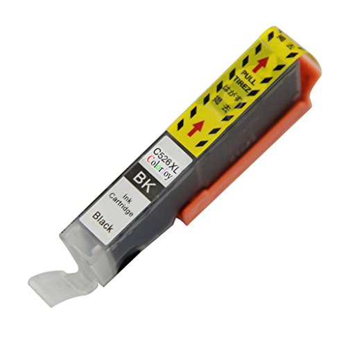 ColorJoy Tintenpatronen PGI-525 CLI-526 Kompatibel f¨¹r Canon PIXMA IP4850 IP4950 IX6550 MG5150 MG5250 MG5350 MG6150 MG6250 MG8150 MG8250 MX715 MX885 MX895 Drucker(2 Schwarz-PGI-525+1 Schwarz-CLI-526+1 Cyan-CLI-526+1 Magenta-CLI-526+1 Gelb-CLI-526) - 4