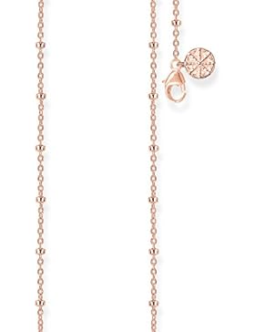 THOMAS SABO Unisex Kette für Beads 925er Sterlingsilber; 750er Roségold Vergoldung KK0004-415-40