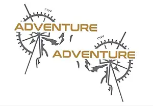 ISEE 360 Renault Duster Car Stickers Adventures Exterior Hood Rear View Mirror Tail Bumper Grey and Gold Decals L x H 26 x 22 Cms Pack of 2