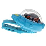 F Fityle Tragbares Mini RC Ferngesteuerte Auto Fahrzeug Spielzeug im Armband Fernbedienung Spielset für Kinder - Schwarz