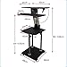 Produktbild 5 IN 1 TABLE Tabelle FEI Laptop Computer Mobile Schreibtisch Ständer, Schreibtisch, Höhe Verstellbar Computer Arbeitsplatz Rolling Präsentation Warenkorb Schwarz