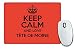 Produktbild Rot Keep Calm und Love Tête de Moine Mauspad Farbe 3073