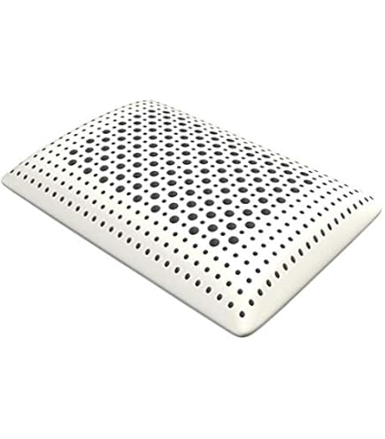 Cuscino In Lattice Naturale 100% GRANRIPOSO CLASSIC - Altezza 5 Cm, Lavabile, Anallergico, 72x40 Cm