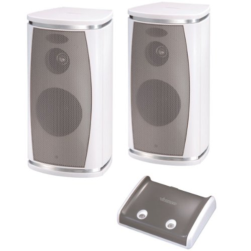 Preisvergleich Produktbild Vivanco CHS 5000 Digitales Indoor Funk-Aktiv-Lautsprecher-Set (2,4 GHz Übertragungsfrequenz) weiß