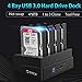 Produktbild FCGV Sata 2,5"3,5-Zoll-Festplattenlaufwerk-Dockingstation Usb3.0 Offline-Kopiergerät - Schwarz