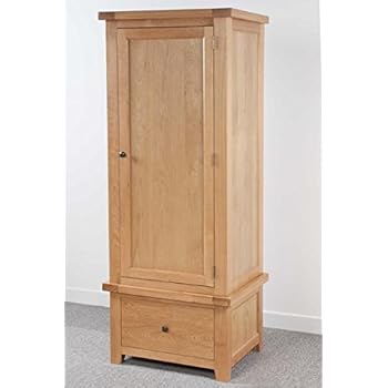 Opus Oak Single Wardrobe Amazon Co Uk Kitchen Home