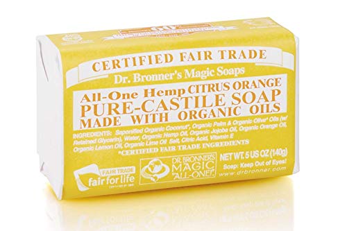 Dr Bronners Bar Soap Organic Citrus Orange 5 oz (japan import)